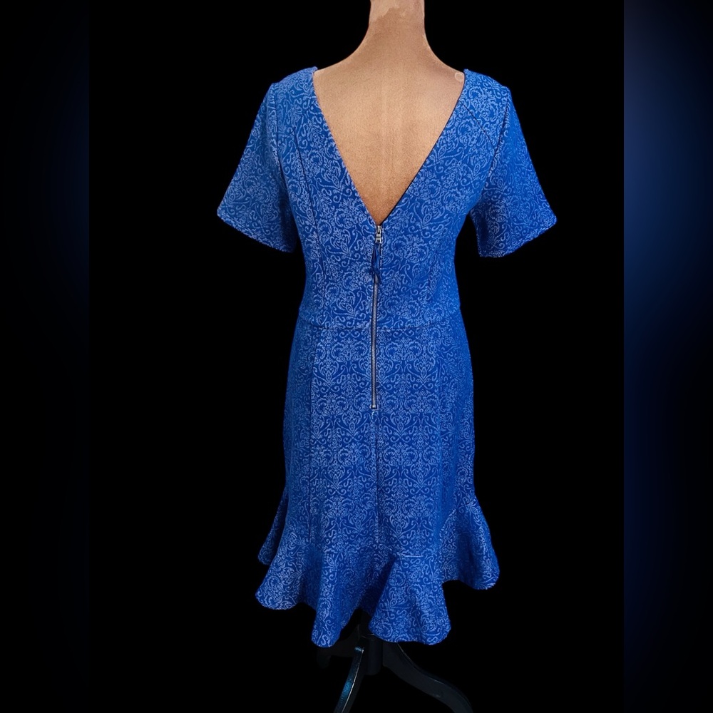 NWT Sz 8 y Flounced Sheath dress by HD in Paris - Picture 4 of 9